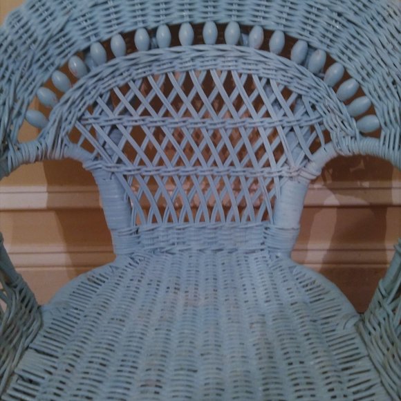 COPY - Light Blue/Aqua child's chair - Picture 4 of 4